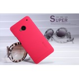 Чехол Nillkin Super Shield + Защитная Пленка Для HTC One(Красный)